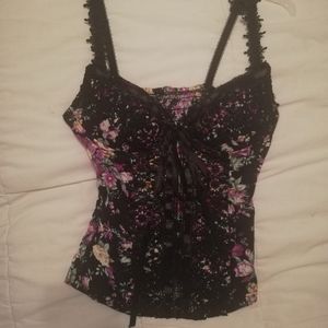 [3 for $35 ] Floral Bustier Tank Top